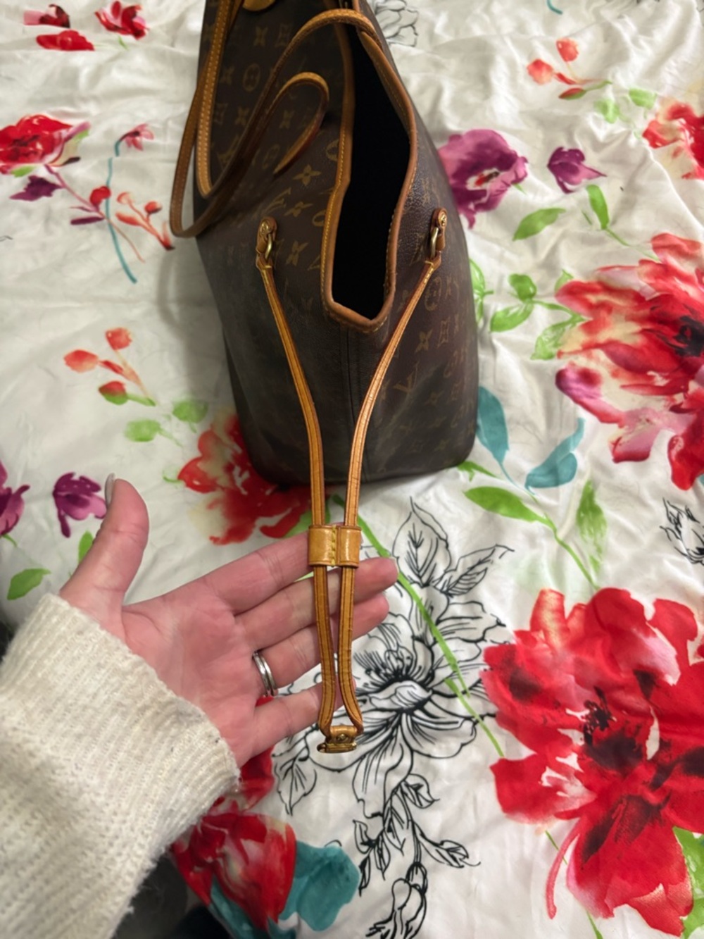 Louis Vuitton Monogram neverfull GM Tote Bag - Brown & Tan - Picture 8 of 16